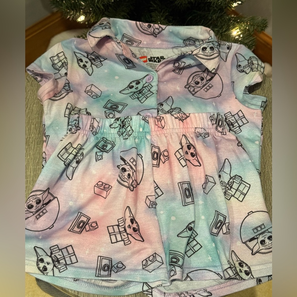 Girl Lego Star Wars 2 Piece Pajamas